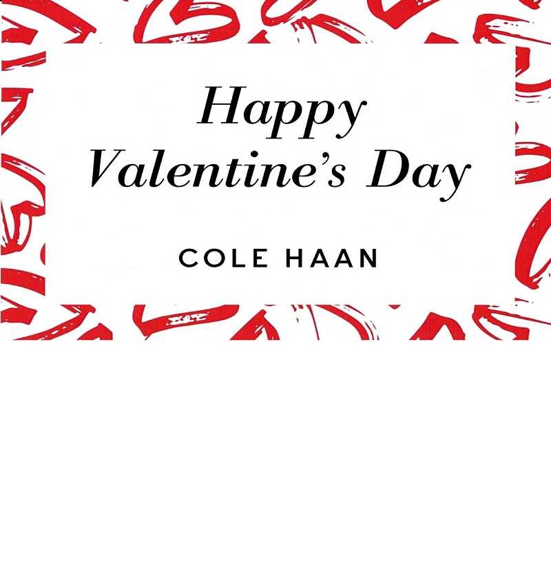 Cole Haan Happy Valentine